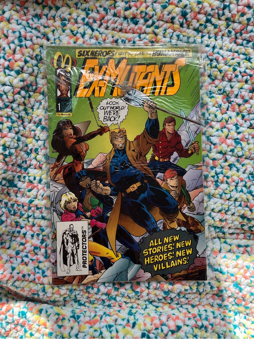Malibu Comics #1 Ex-Mutants comic book